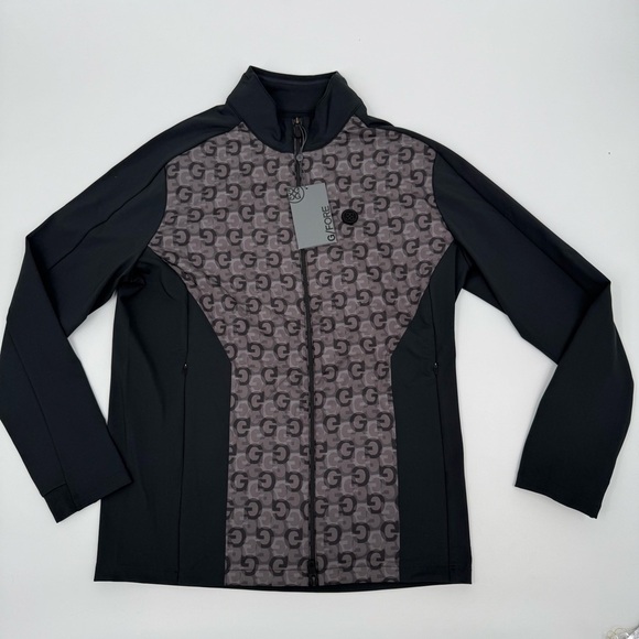 G FORE G4 Performer Golf Jacket Mens Size Medium Onyx Hybird Water Resistant NWT - Picture 1 of 9